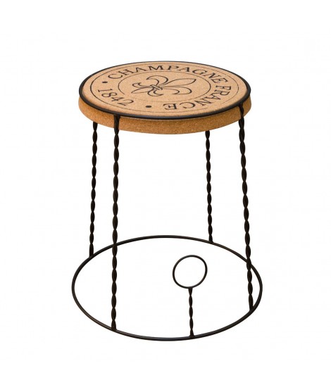 Champagne Cork Side Table