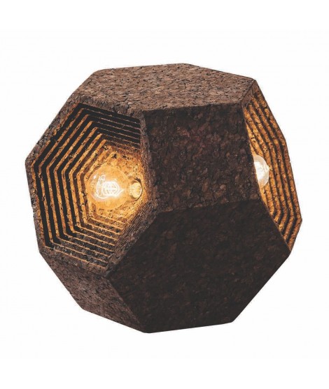Elemento d'arredo in sughero Ahedron Trilight