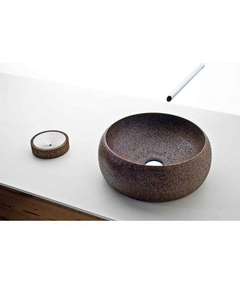 Brown cork sink