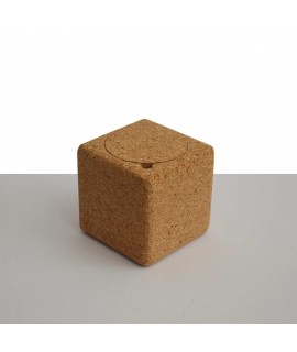 Cubo contenitore in sughero Corqui Cube