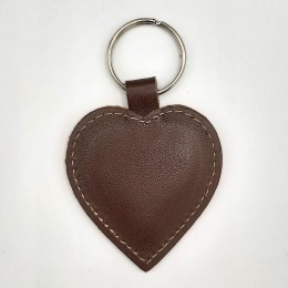 Portachiavi in sughero marrone e beige