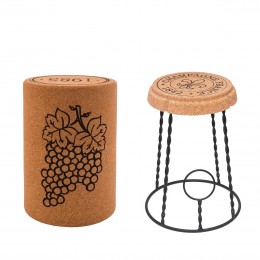 Pair of cork stools: Wine + Gabbietta 3