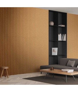 Pannello acustico moderno e funzionale Stripes Natural