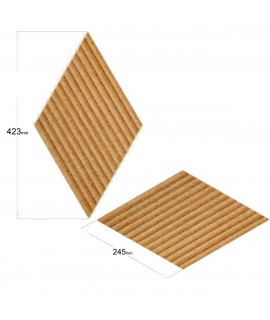Dimensioni pannelli Stripes Rhombus