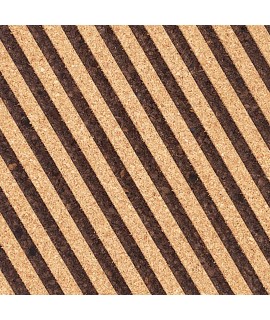 Pannello di sughero Stripes Rhombus Mix